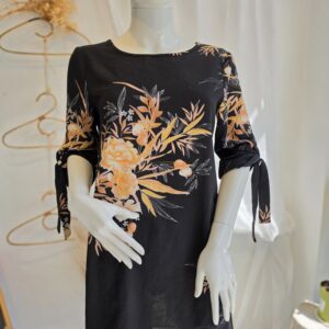 vestido tunica flores