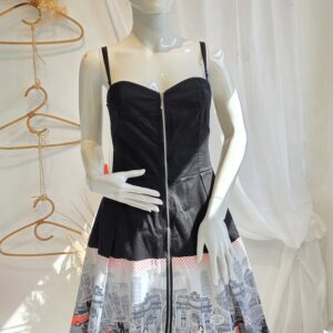 vestido de corte "fit and flare"